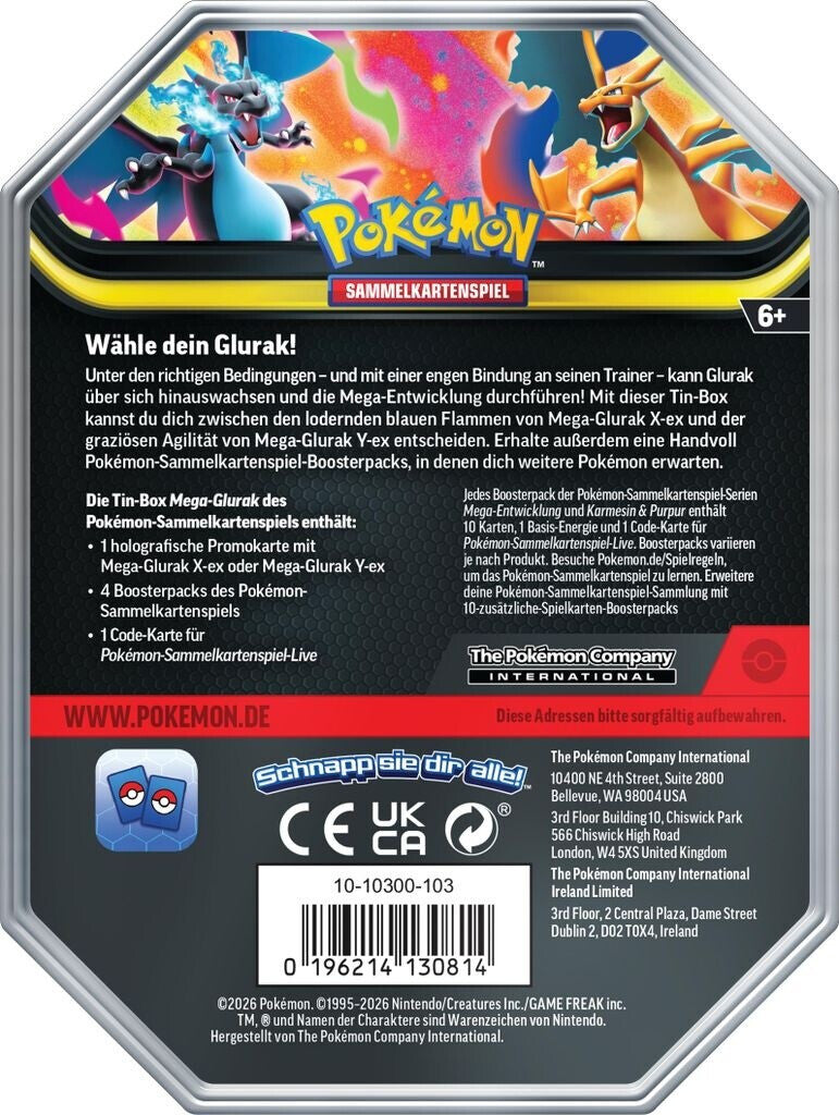 Mega Glurak X ex Tin-Box-Deutsch