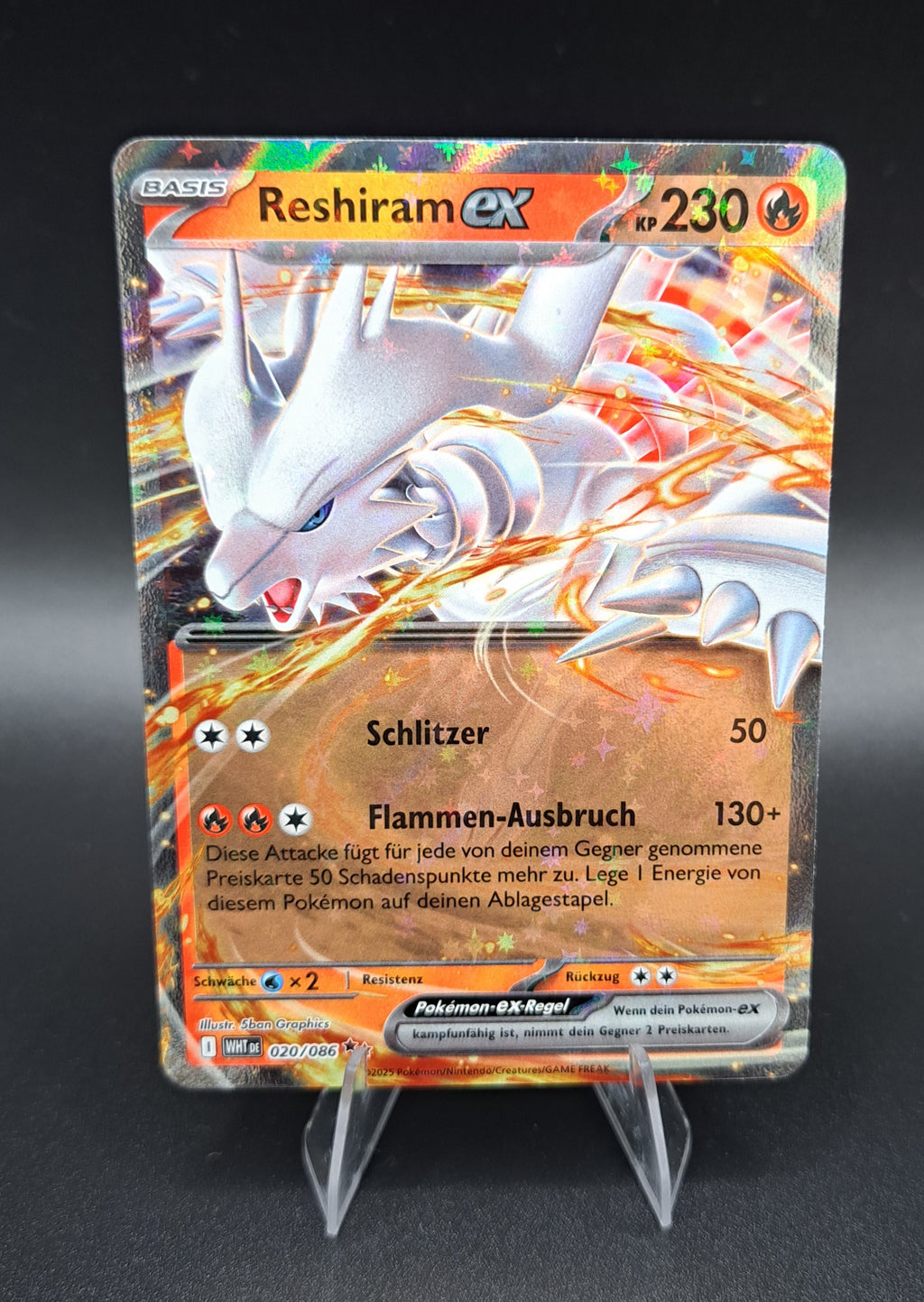 Reshiram ex (WHT 020)-Deutsch