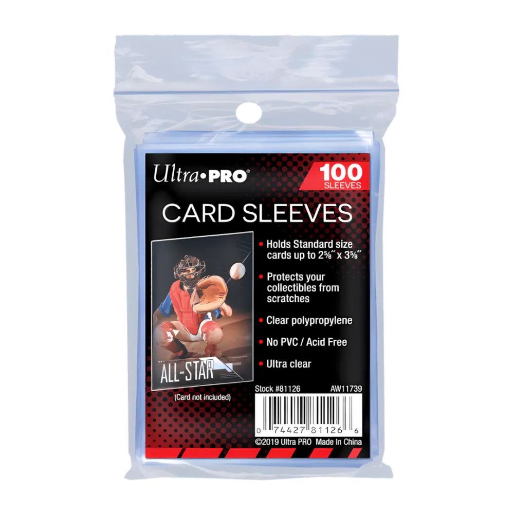 Ultra Pro | 2.5" x 3.5" Soft | Trading Card Penny Sleeves (100ct)