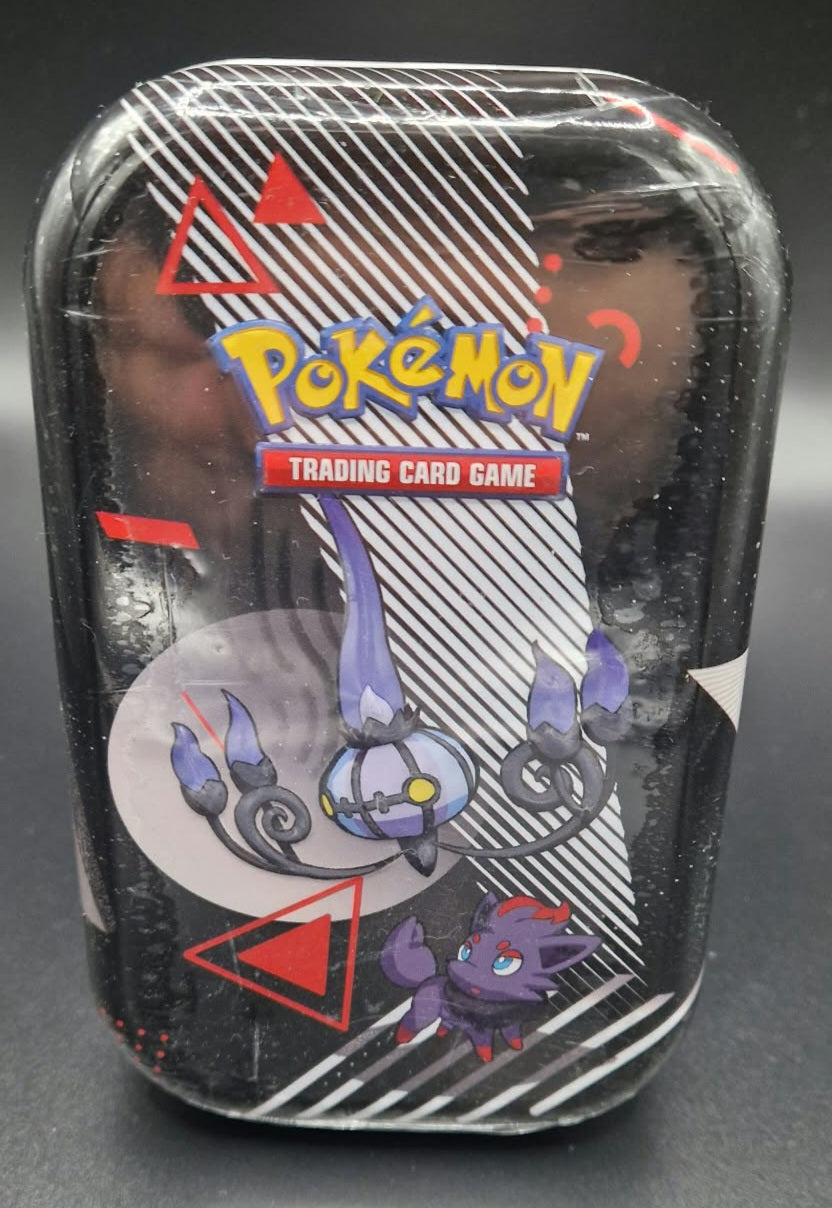 Schwarze Blitze & Weiße Flammen: Unova Skelabra Mini Tin-Deutsch
