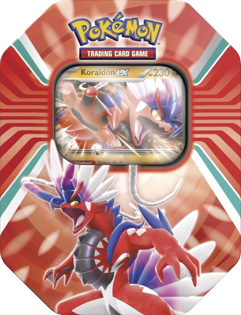 Paldea Legends Tins: Koraidon ex Tin-Box-Englisch