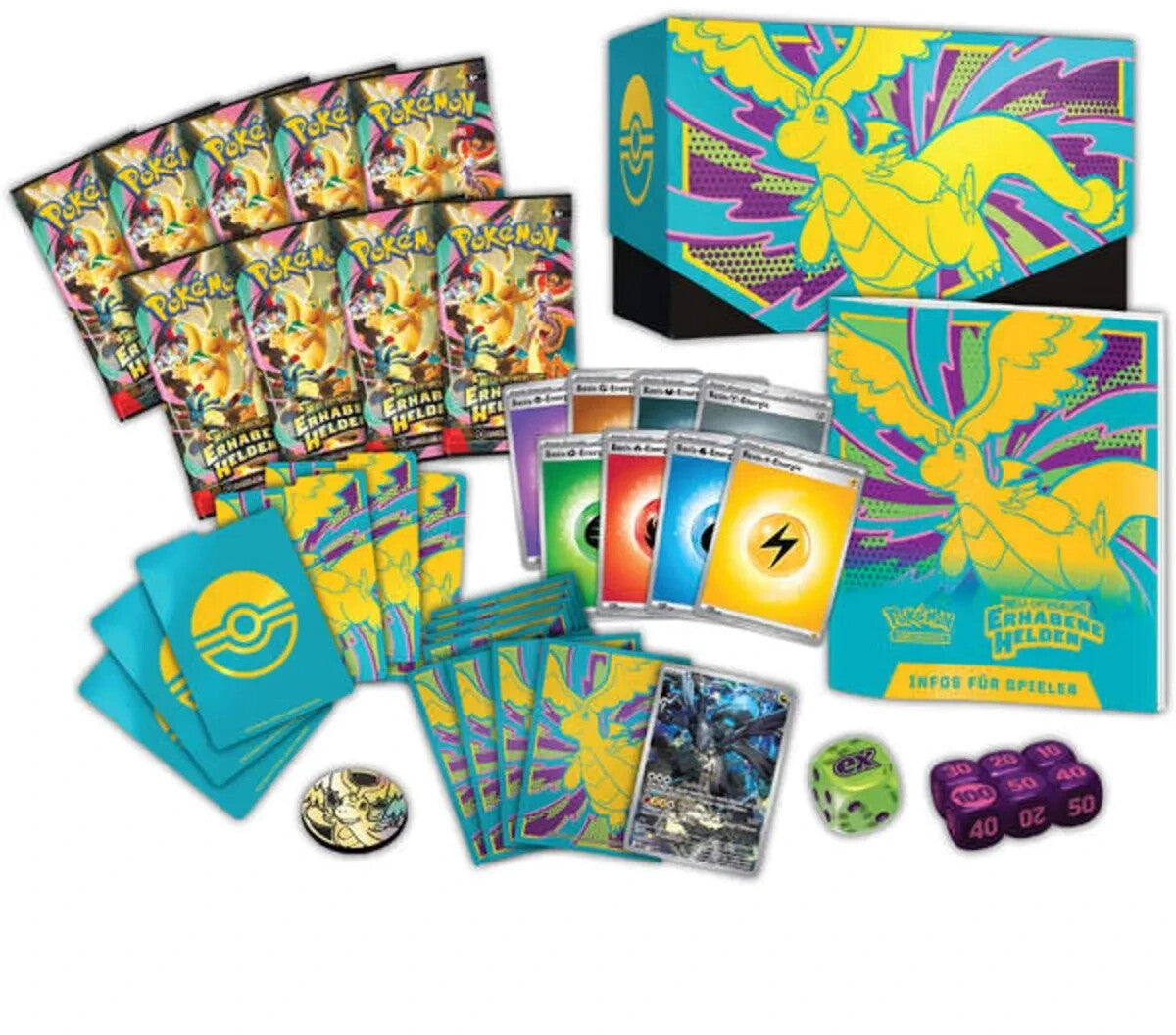 Pokemon TCG - Mega-Entwicklung 02.5: Erhabene Helden Top Trainer-Box - Deutsch