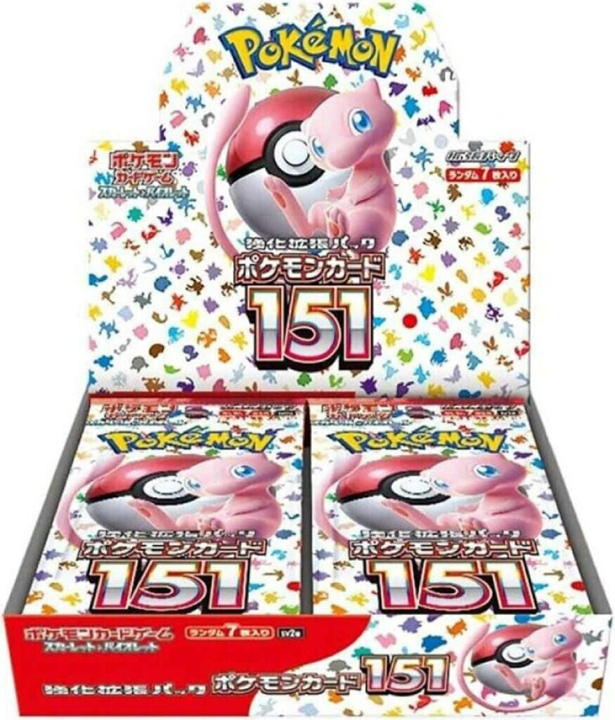 Pokémon Card 151 Display-Japanisch