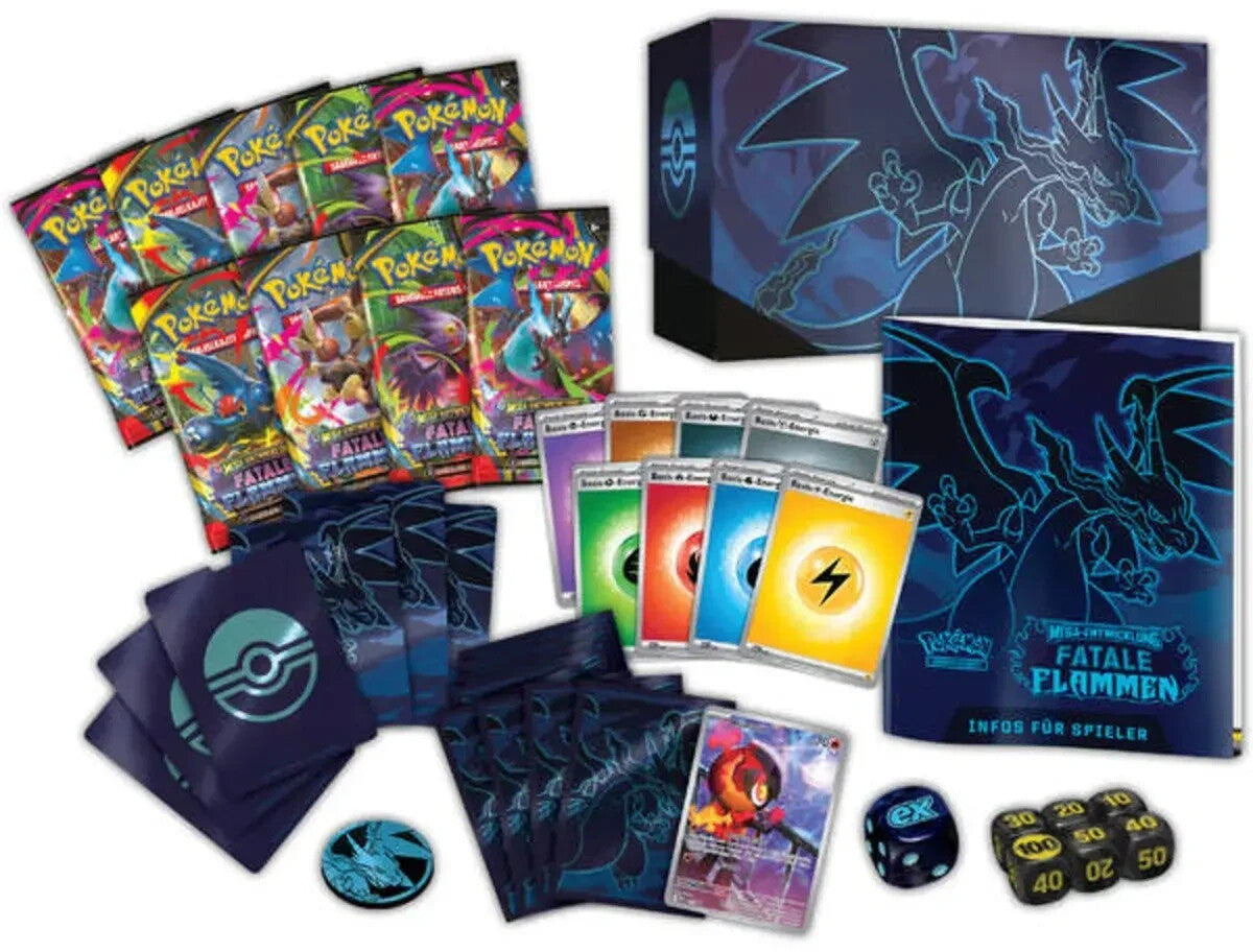 Pokémon Mega-Entwicklung: Fatale Flammen Top-Trainer-Box - Deutsch