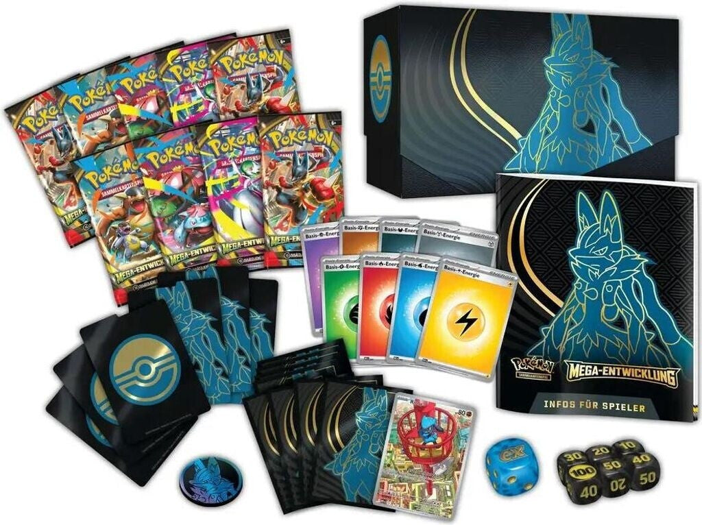 Mega-Entwicklung: Mega Lucario Top-Trainer-Box-Deutsch
