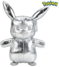 Pokemon 25 Jahre Celebration Plüsch Pikachu silber, 20 cm