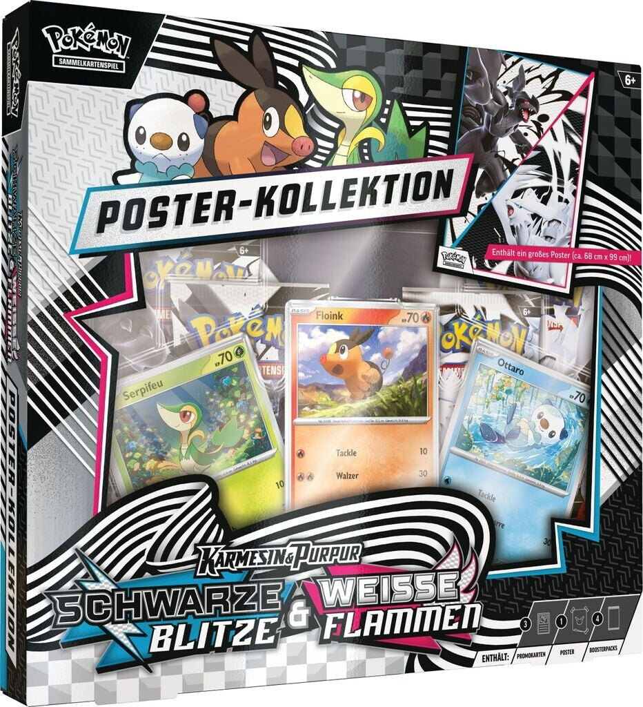 Schwarze Blitze & Weiße Flammen: Unova Poster Collection-Deutsch