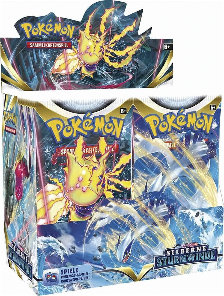 Pokémon Schwert & Schild - Silberne Sturmwinde Display 36-Deutsch